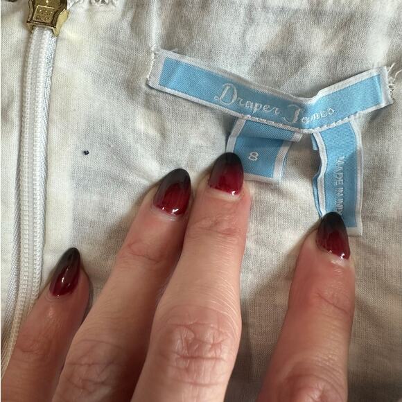 Draper James, Navy/White, Gingham, Lined, Mini Tank Dress- 0/2(Altered) - Picture 3 of 9